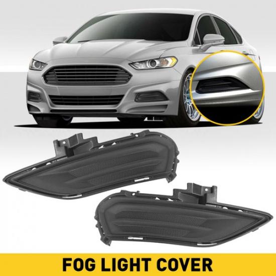 2X Крышка противотуманной фары со стороны водителя и пассажира для Ford Fusion 2013-2016 годов, черная LH+RH