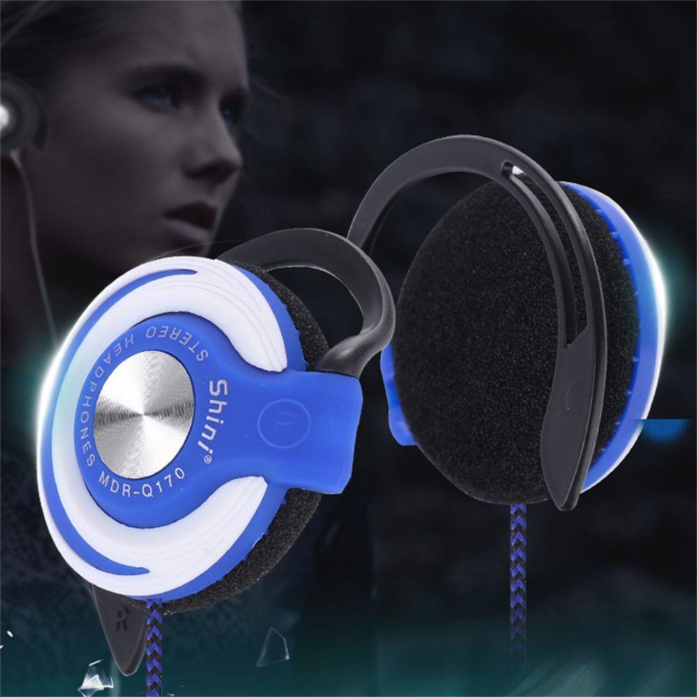 3.5mm Plug HIFI Stereo for Phones/MP3/MP4 Ear Hanging Bass Headset Wired Headphones Wired Earphone