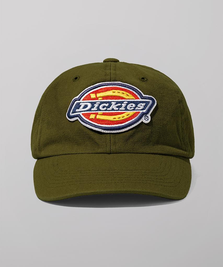 DICKIES Big Logo Washed Ball Cap Olive