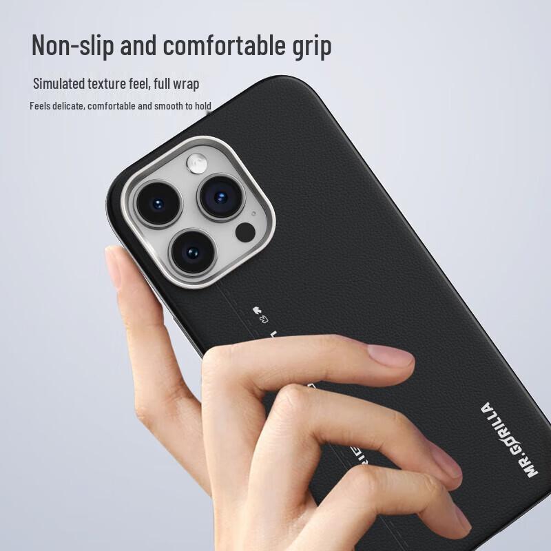 Мистер. Синий Ape Магнитный кожаный чехол для iPhone 16