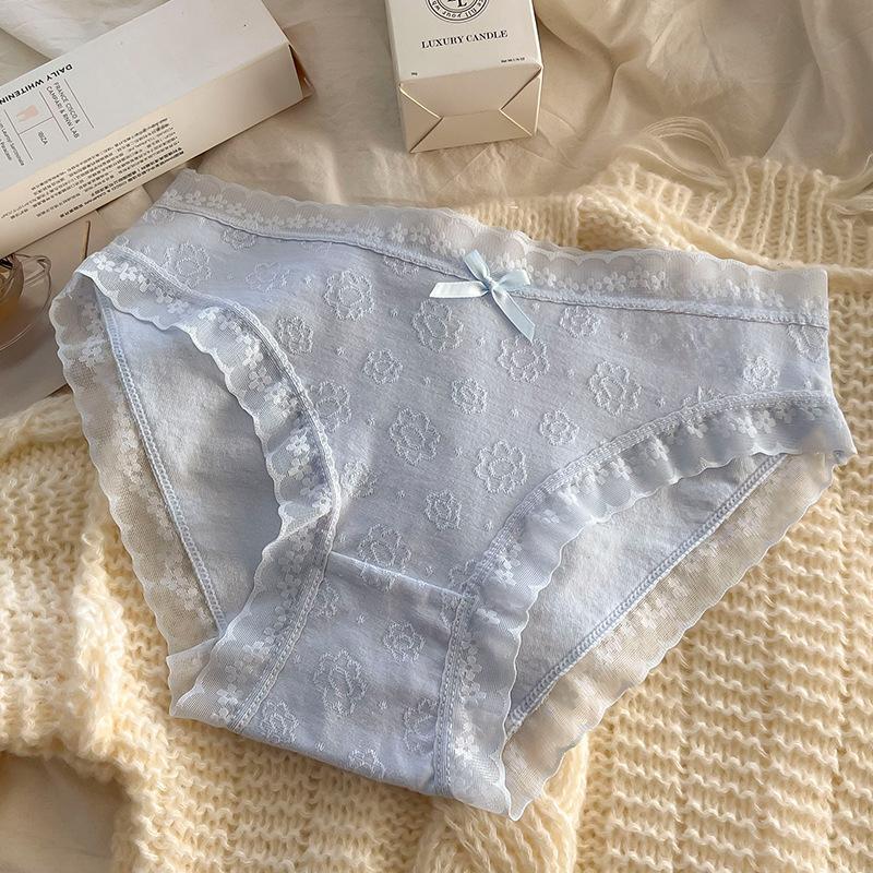 5A Grade Baby Cotton Underwear with Antibacterial Crotch Comfortable Waist Briefs Seamless Breathable Pure Cotton Women's Triangle Panties