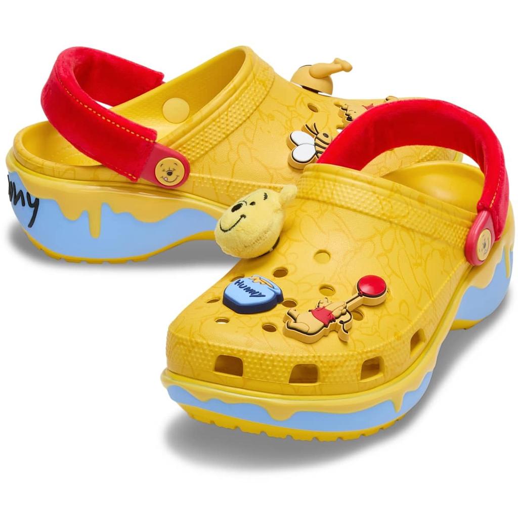 Crocs 211092 90H Platform Clog Winnie the W7 Sandals, Pooh, Women's, 90H, (23.0cm)