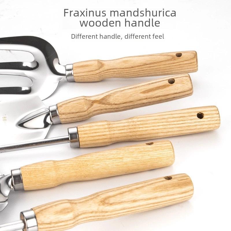 В наличии: Садовая лопата из нержавеющей стали для посадки и использования на открытом воздухе, идеально подходит для цветной капусты и других овощей.