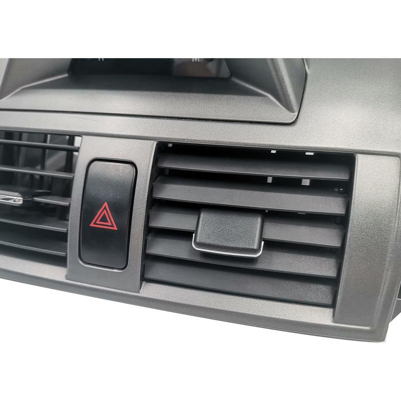 Suitable for Toyota Corolla 2008-2013 car air conditioner trend with clock display with emergency light switch