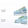 Детские кроссовки Air 1 Low SE GS Blue Stitch Psychic-Blue Vivid-Green Safety-Orange DO8227-400