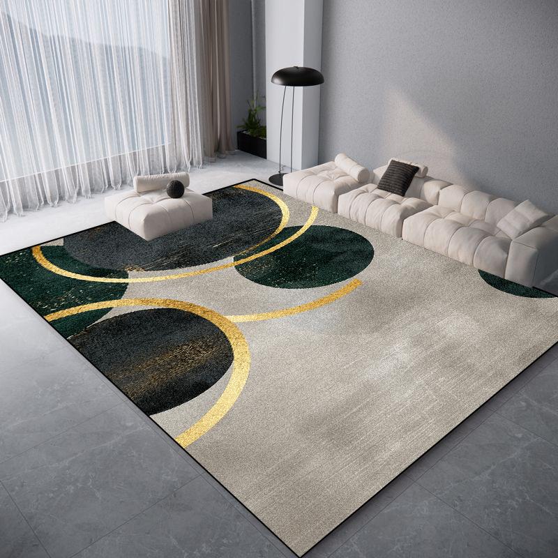 Modern Light Luxury Carpet Living Room Geometric Decoration Home Large Area Rugs 200x300 Bedroom Sofa Soft Non-slip Mat Washable