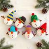Soft Yarn Craft Decorations Handmade Crochet Christmas Animal Ornament, Cute Hanging for Small Bag Charms Car Rearview Mirror Charm And Desktop