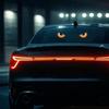 2 шт. автомобильный дьявольский глаз модификация света глаз анимация светодиодный дисплей декор пиксельная панель оконная отделка лампа USB многорежимная лампа