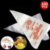 100Pcs Icing Bags Disposable Decorating Plastic Cake Cream Decorating Piping Bags for Kitchen