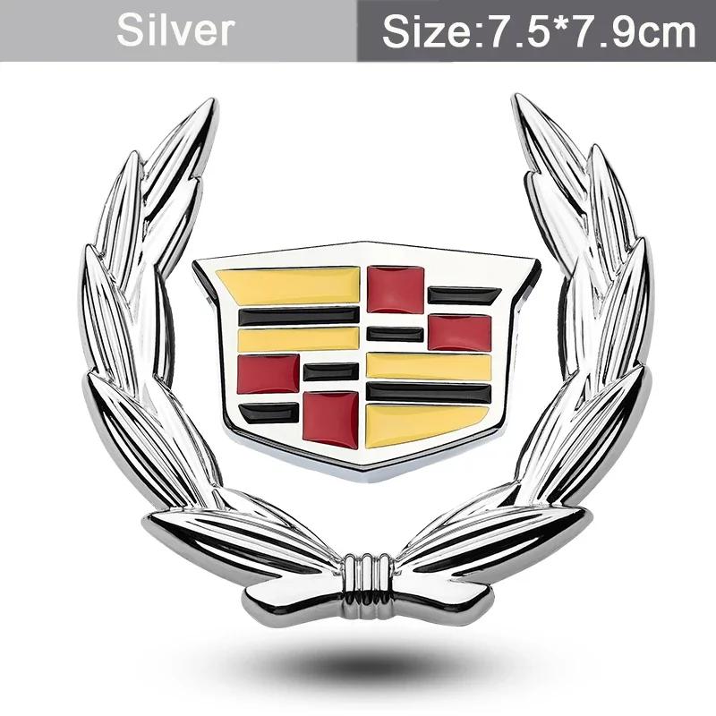 3D Metal for Cadillac Escalade CTS CT5 XT5 XTS XLR BLS SLS STS ATS XT4 CT4 2025 Car Body Rear Window Side Sticker Emblem Decals