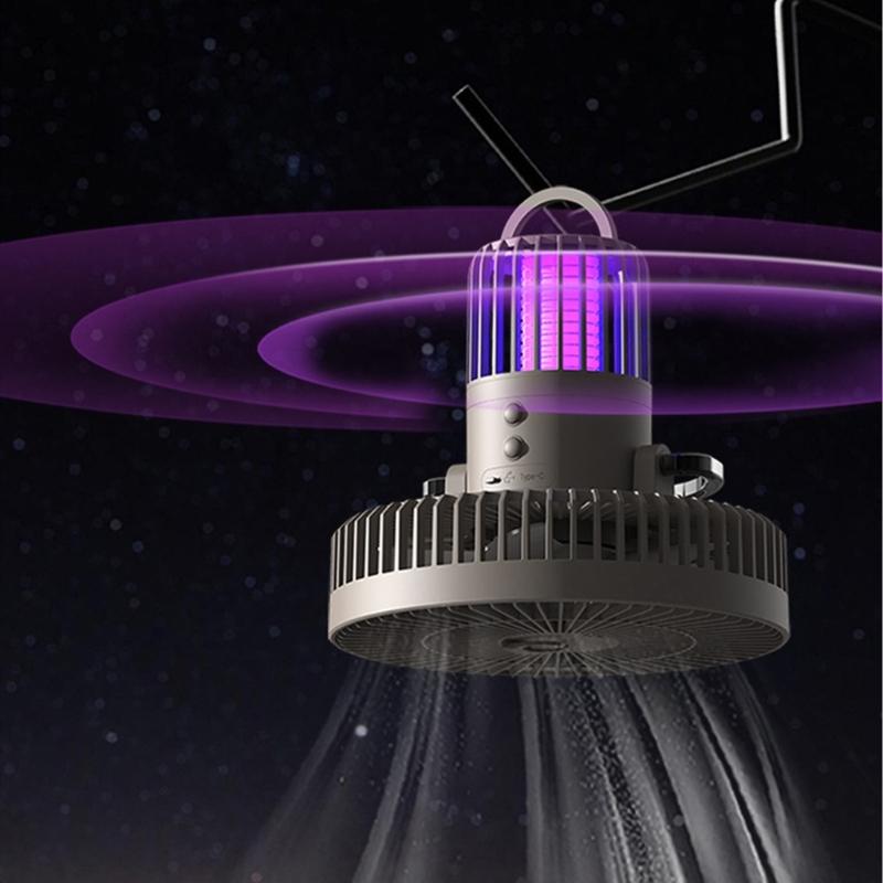 8000mAh Кемпинговый вентилятор Перезаряжаемый настольный портативный циркулятор Потолочный электрический