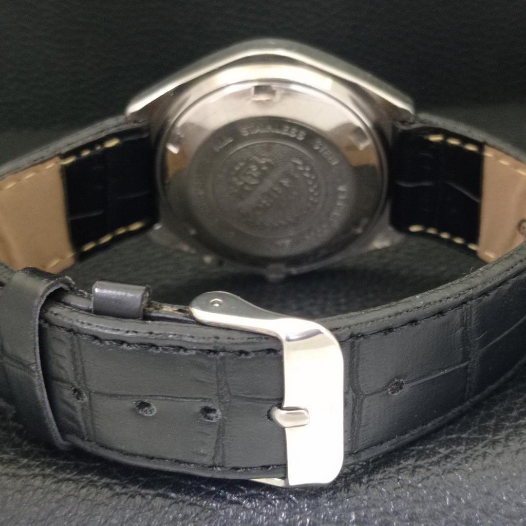 ВИНТАЖНЫЕ МУЖСКИЕ ЧАСЫ ORIENT AUTOMATIC 46941 ЯПОНИЯ С ЧЕРНЫМ ЦИФЕРБЛАТОМ a700161-5 R201-a700161