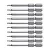 VESSEL Torx Bit T10 x 65mm Set V ZP 10-Piece