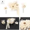 Hair Coming of Age Dried Tsumami 3 Piece Graduation Small Dangle A White [SOUBIEN] Ornament, Ceremony, Flowers, Crafts, Mizuhiki, Set, Furisode,