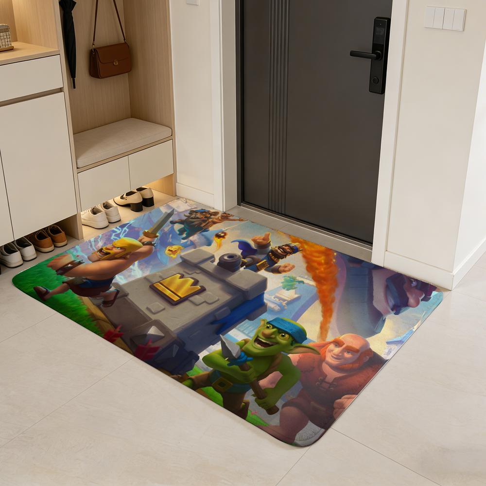 Competitive A-Apex Legends Floor Mat Flannel Door Mat Non-Slip Absorbent Washable Indoor Home Rug