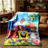 bob And Friends Adventure Throws Blanket Flannel Blankets Plush for Couch Bed Gifts for Men Women Travel picnic blanket Christmas fan gifts
