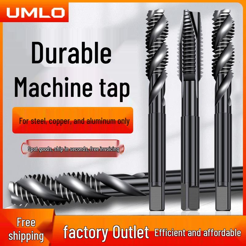 65° Машина для азотирования Спиральный метчик для нержавеющей стали, Размеры M3-M12