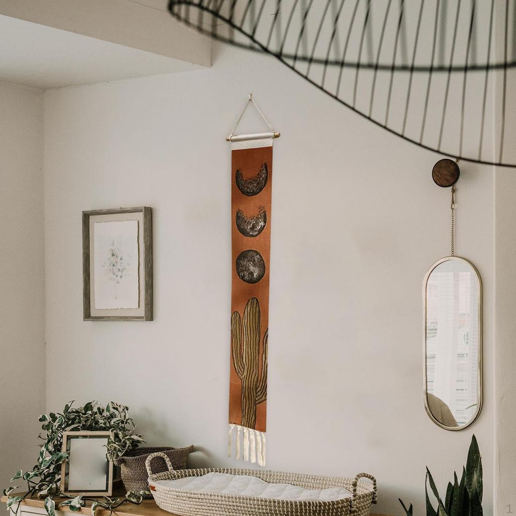 Настенное искусство в технике макраме ручной работы для домашнего декора