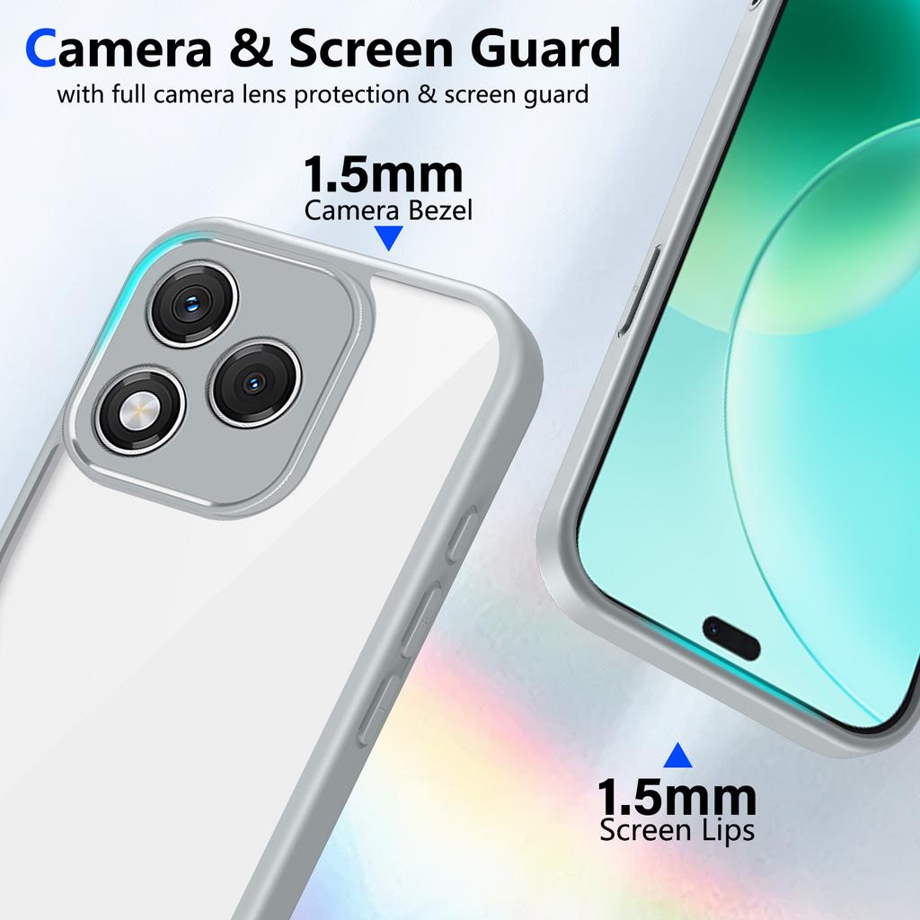 Чехол для Honor X5D X5DPlus с воздушной подушкой, противоударный силиконовый бампер, прозрачная матовая задняя крышка, жесткий чехол для телефона для Honor X5D HonorX5D Plus
