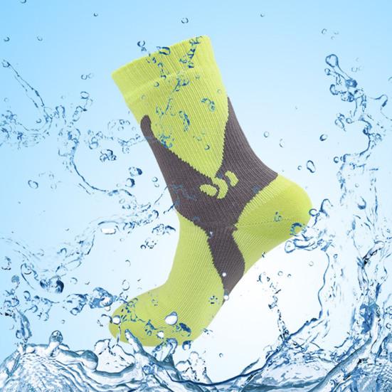1 пара водонепроницаемых носков, 3-слойные, дышащие, влагоотводящие, для мужчин и женщин, для активного отдыха, зимнего туризма, кемпинга, катания на лыжах, вброд, рыбалки, компрессионные носки