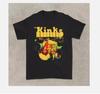 Футболка унисекс группы The Kinks Для мужчин и женщин Хлопковая футболка Унисекс футболка