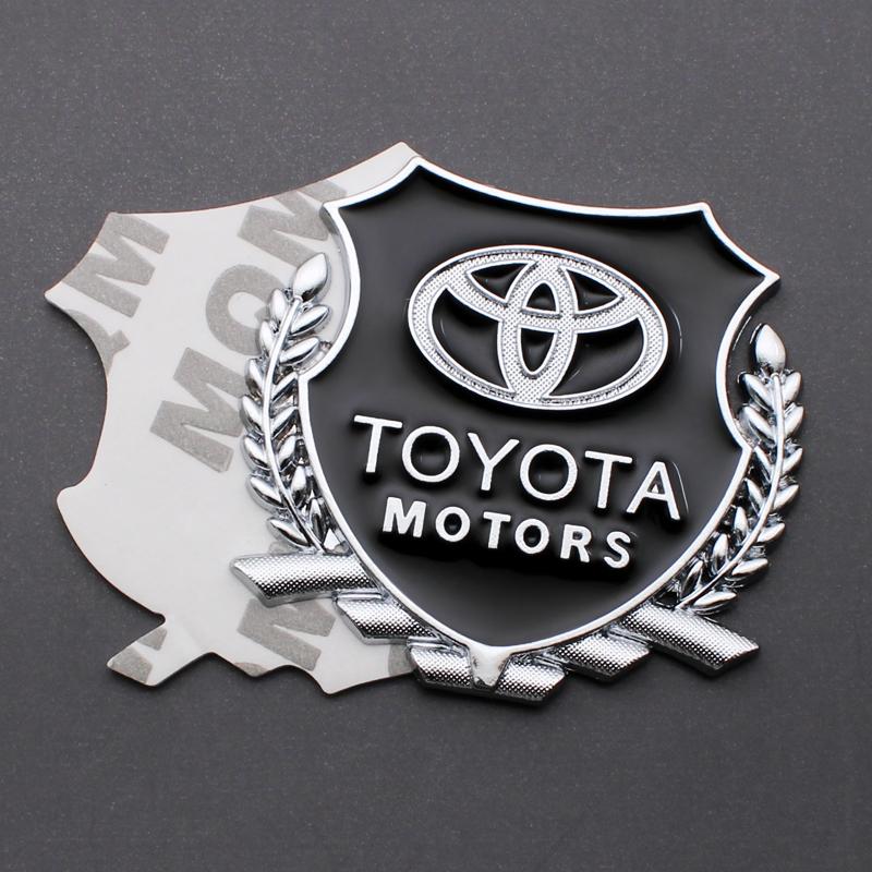 3D Металлическая наклейка-эмблема на багажник автомобиля, значок, декали, украшение для Toyota Chr rav4 Yaris prius avensis Corolla Camry, стайлинг автомобиля