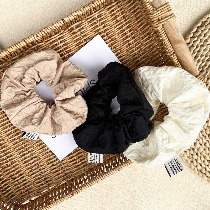 Стильный и удобный корейский тканевый пучок для волос, модный аксессуар для волос большого размера, простой инструмент для создания прически