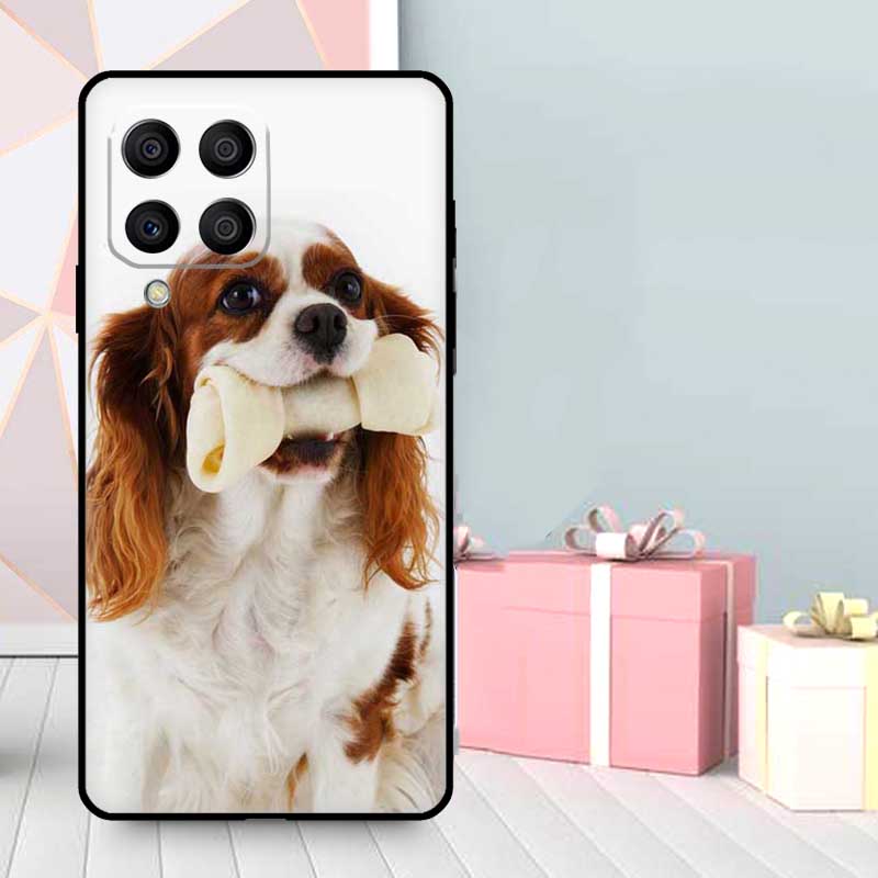 Cavalier King Charles Spaniel Dog Case For Samsung Galaxy M35 M56 M12 M06 M32 M52 M55 M15 M11 M13 M14 M16 M36 M31 M53 M34 M54