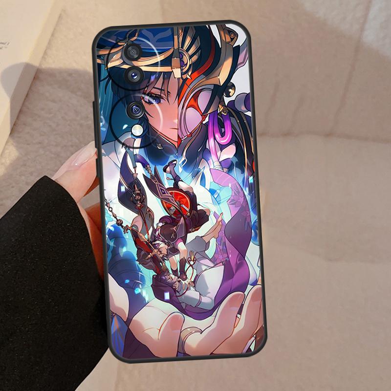 Чехол Genshin Impact For Honor Magic 5 6 7 8 Pro для Honor X9d X9a X9b X9c X8c X8b 50 70 90 200 400 Lite Win