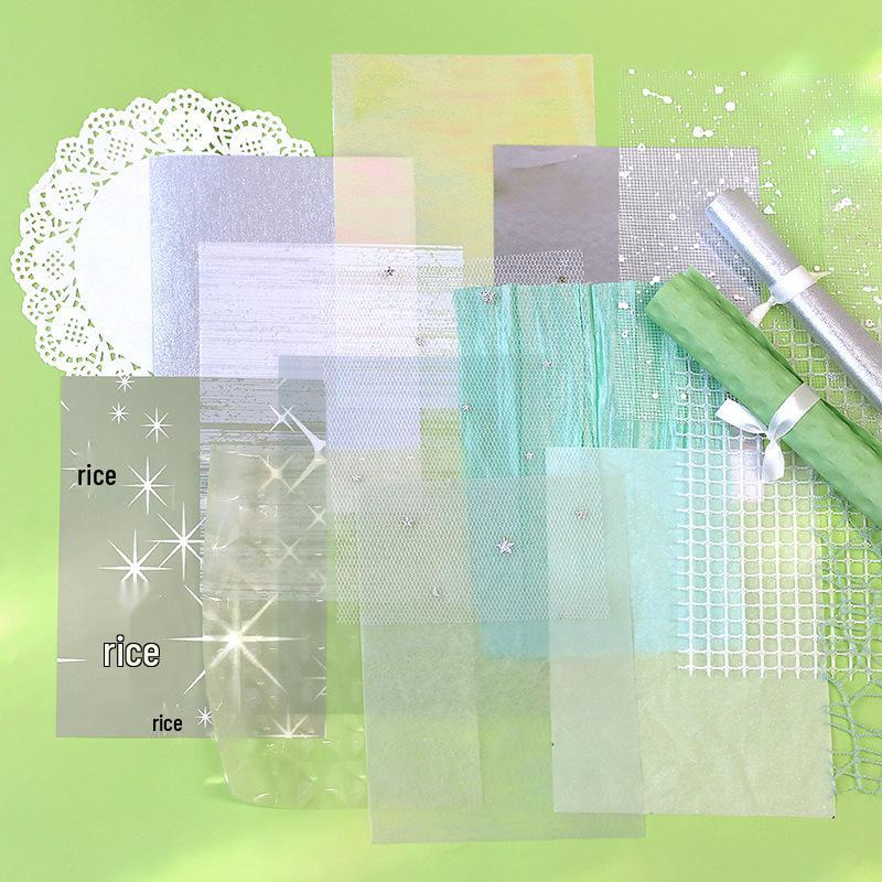 Бумажный набор для любителей писем DIY: 17 многоцветных листов для журналов, 6 уникальных стилей