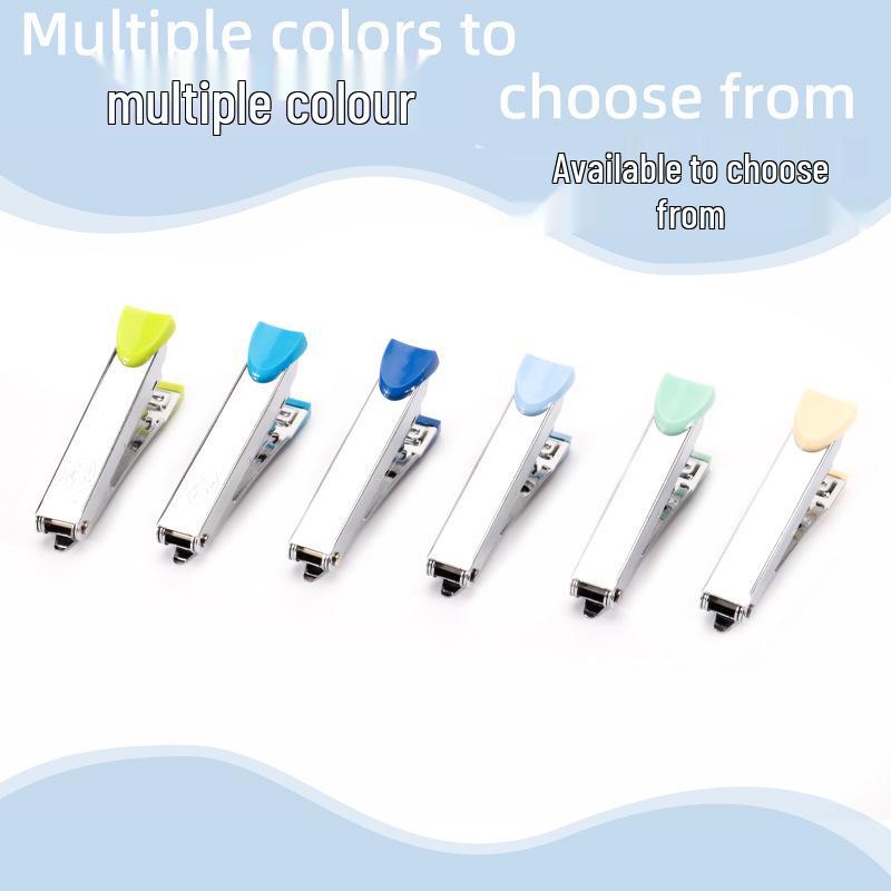 Compact Handheld Stapler No. 10 - Durable, Labor-Saving, Macaron Colors