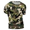 Men's Camouflage Sports T-Shirt Comfortable And Stylish Graphic Teefor Outdoor Fitness Activities Fashion Casual Male Clothing