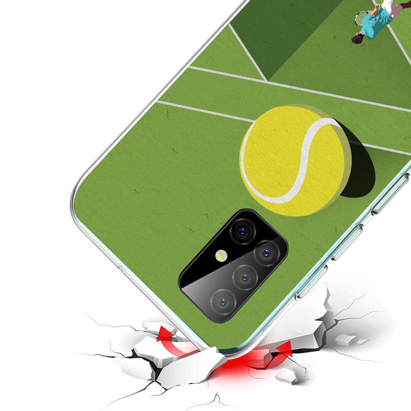 Tennis Sport Phone Case For Samsung Galaxy A52 A32 A22 A12 A51 A31 A50S A30S A20S A10S Note 20 Ultra 10 Plus S10 A72 A71 Galaxy