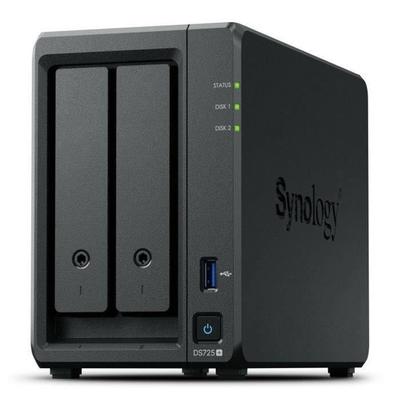 NAS-сервер - SYNOLOGY - DS225+ - 2 отсека - 2 ГБ ОЗУ