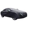Car Cover All Black 190t Silver Coated Cloth Rainproof Sunscreen Protector Exterior Snow Covers