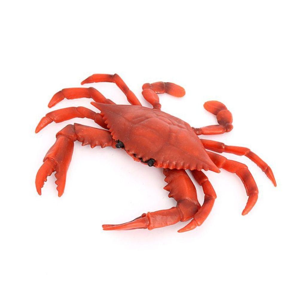 1/3 Pcs Crab Realistic Crab Toy Artificial Educational Bath Toys Ocean Crab Decoration Home