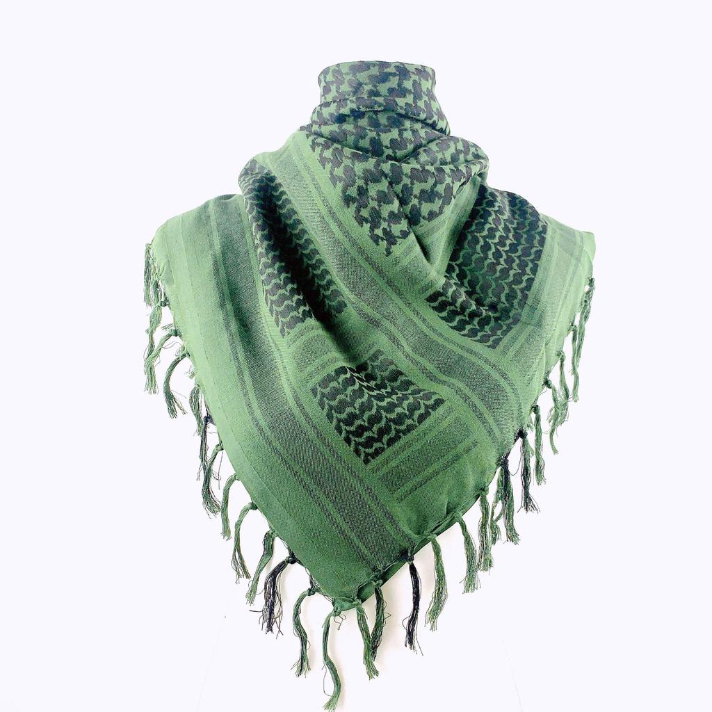 All-Cotton Camouflage Jacquard Arab Headscarf and Shawl