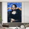 Altered Art Poster Mona Lisa Portrait Graffiti Art Prints Renaissance Modern Wall Art Canvas Painting Bedroom Art Gallery Decor
