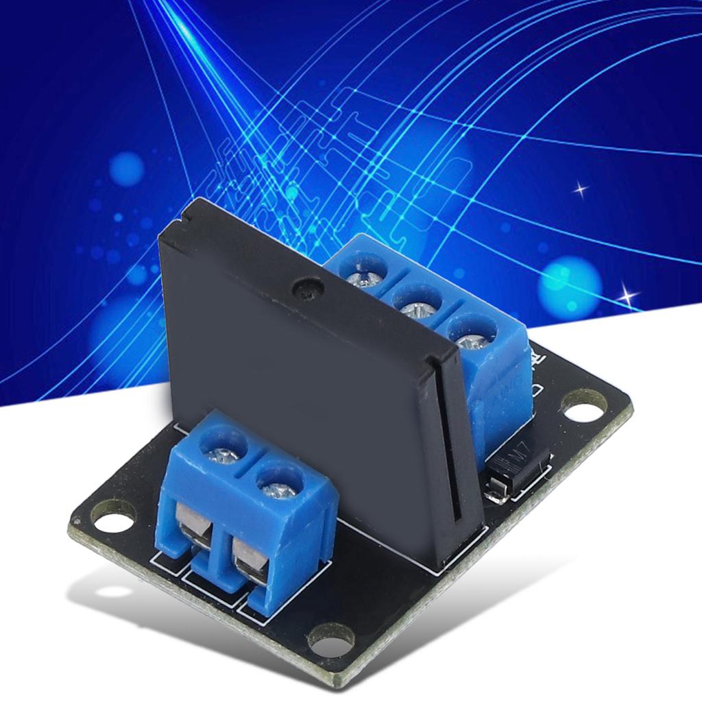HY‑M285 1 Channel Solid State Relay Module Relay Low Level Driver Module with Fuse