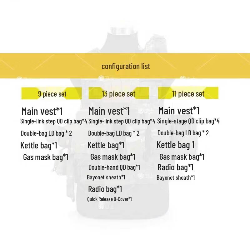 Guardian Quick-Release Tactical Vest Set