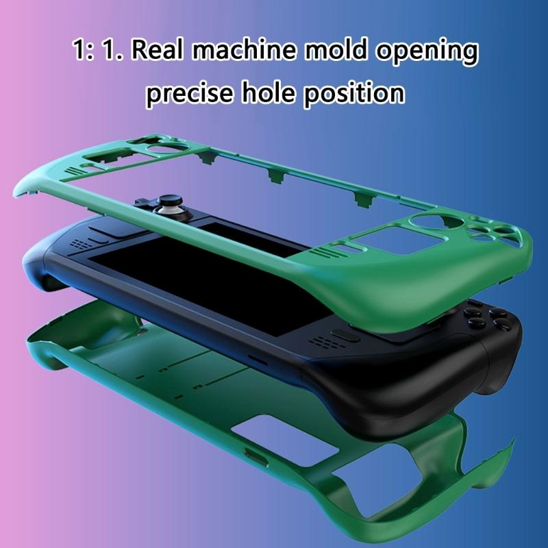 PC Cover Protective Case Game Console Shell with Foldable Bracket Scratchproof Housing Gaming Accessories