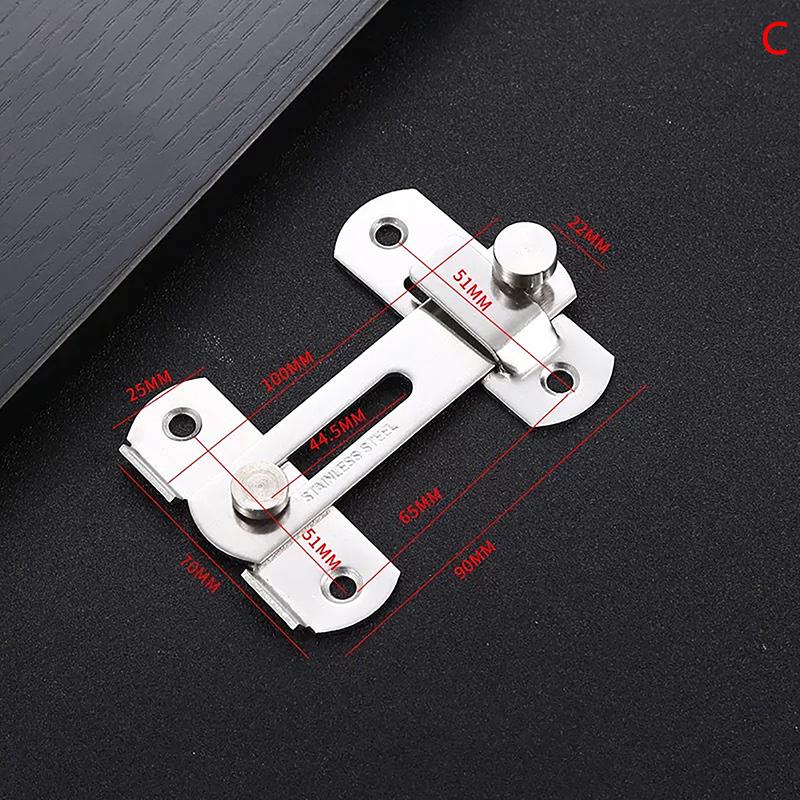 Stainless Steel Hasp Latch Lock For Sliding Door Window Cabinet Fitting For Home Security Door Hardware Accessories