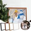 Multipurpose Deep 3d Frame for Filling Money Box Wooden Photo Frame Desktop Ornment Picture Specimens Holder Decor Gift 20x20cm