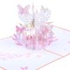 3D Butterfly Greeting Cards Letter Papers Envelopes Wedding Invitation Card Gift Cards Valentines Day Birthday Thank You Card