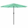 Green Sun Umbrella with Steel Pole 324 x 324 x 247 cm