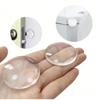 Door Knob Wall Shield Transparent Soft Silicone Wall Protector Self Adhesive Door Handle Non-slip Round Doors Stop Muffle