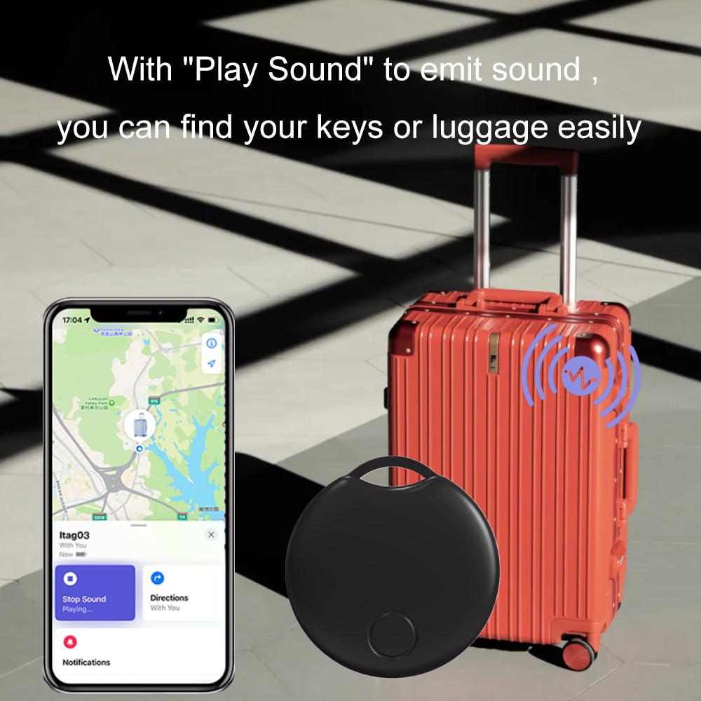Bluetooth GPS Tracker for Apple Air Tag Via Find My App Smart Tracking To Locate Small Things Older Bag Kids Pet Keys Finder