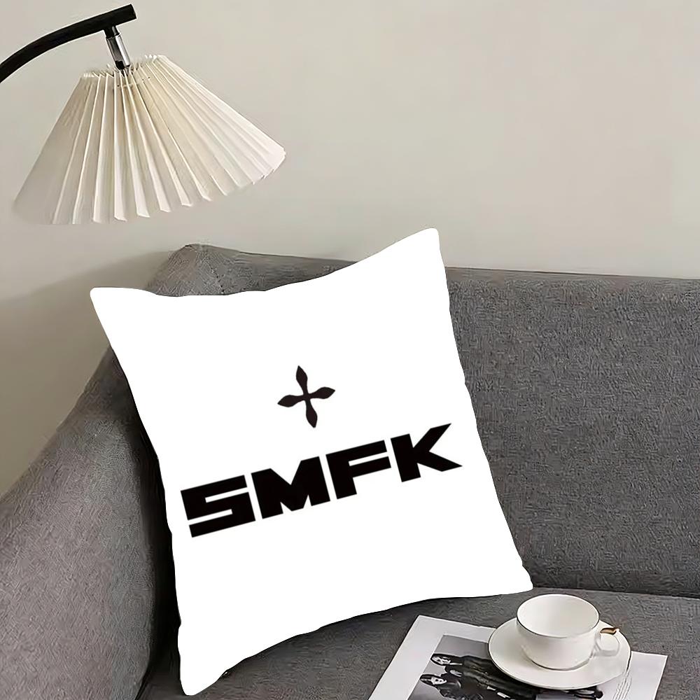 Fashion SSMFKs Cushion Cover Elegant Comfort Pillowcase Sofa Bed Doublesided Printed Invisible Zipper Home Decor