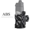 Universal Motorcycle Bicycle Cup Holder Water Bottle Mount Stand Black ABS 1x