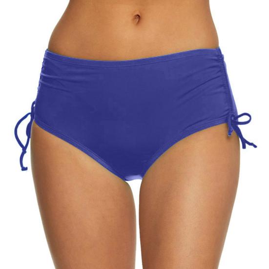 Женские шорты для плавания с V-образным вырезом, затягивающийся шнурок, купальник-бикини, регулируемый низ, присборенные по бокам шорты для плавания, купальный костюм, шорты для серфинга